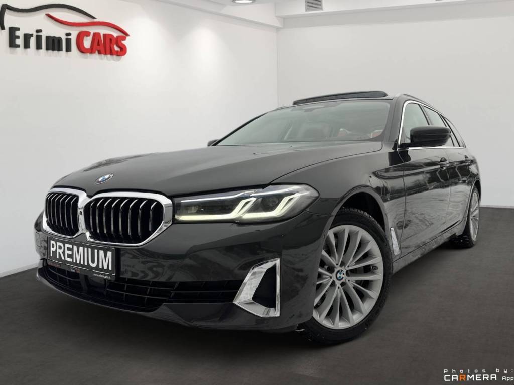 Novinka!<span style="color:#004a89"> Vybava Individual!</span> 2021 BMW Rad 5 Touring 540d mHEV xDrive  250 Kw/340k S&S  EAT8    <span style="color:#004a89">LASER, PANORAMA, WEBASTO, HARMAN/KARDON, HEAD-UP…</span>