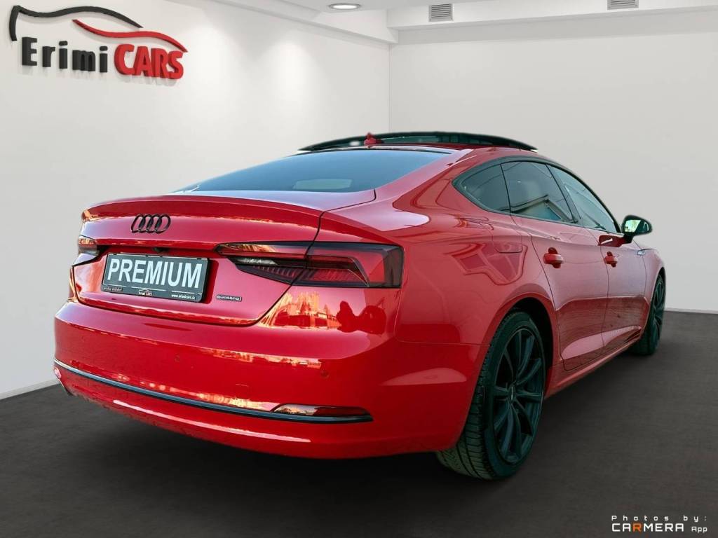 <span style="color:#004a89"> Audi  A5 Sportback </span> 40TDI Quattro  Sport 140kW/190k<span style="color:#004a89"> Matrix, Webasto,Panorama, Radar, Virtual, Kamera…    </span>