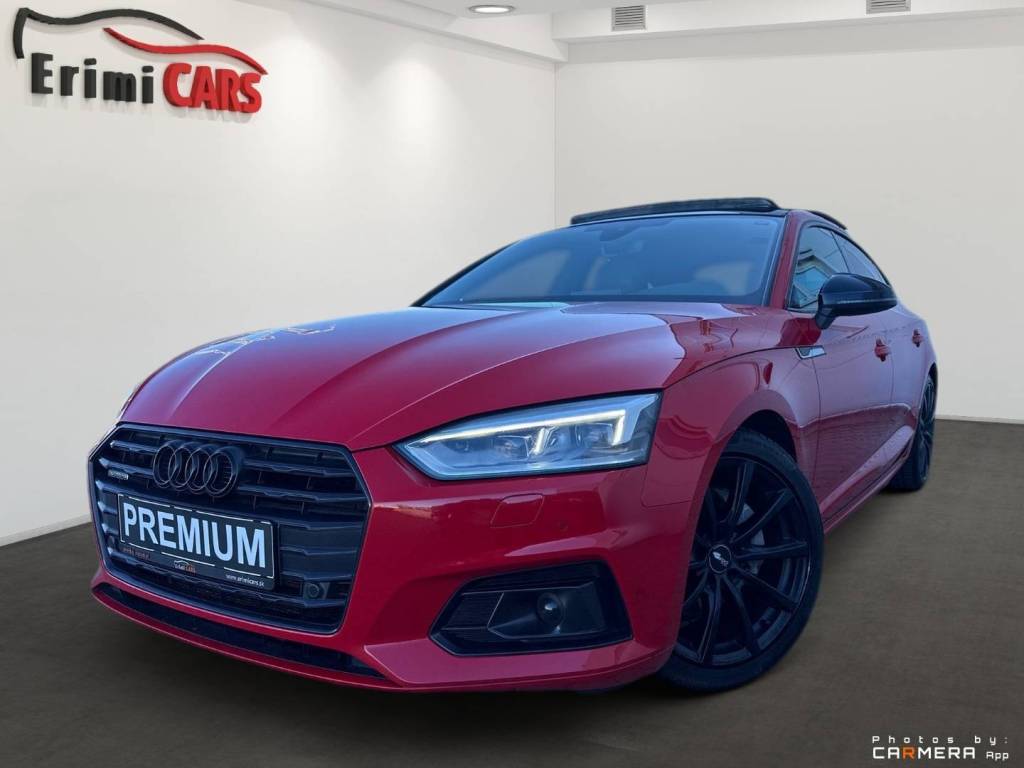 <span style="color:#004a89"> Audi  A5 Sportback </span> 40TDI Quattro  Sport 140kW/190k<span style="color:#004a89"> Matrix, Webasto,Panorama, Radar, Virtual, Kamera…    </span>