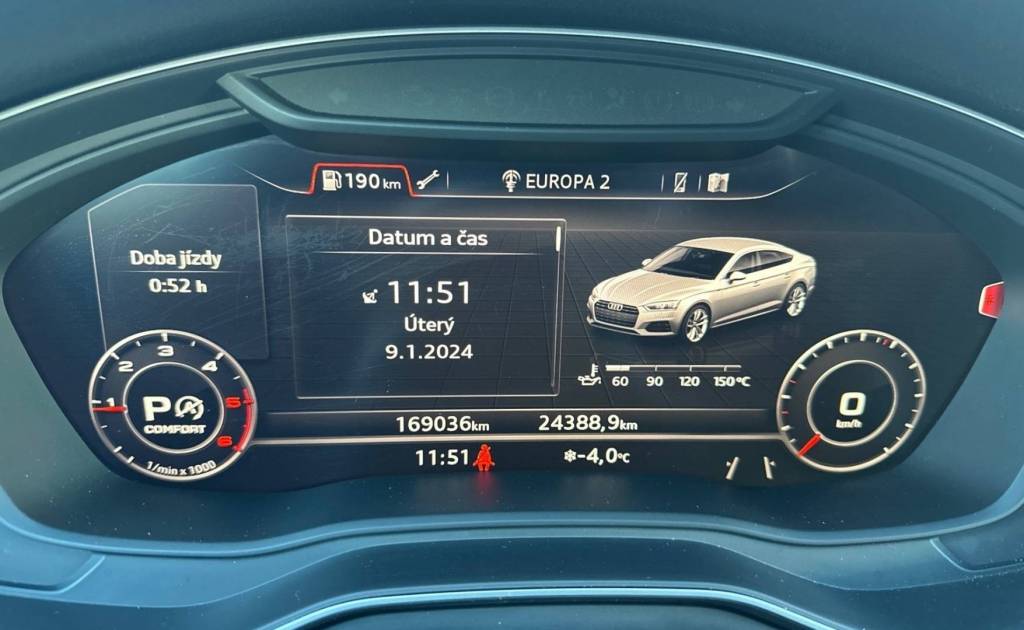 <span style="color:#004a89"> Audi  A5 Sportback </span> 40TDI Quattro  Sport 140kW/190k<span style="color:#004a89"> Matrix, Webasto,Panorama, Radar, Virtual, Kamera…    </span>