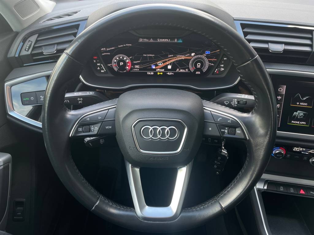 <span style="color:#004a89"> Len 79t km !  </span> 2019 Audi Q3  35  TFSI S  Tronic  110Kw/150k  <span style="color:#004a89">  LED Adaptívne svetlomety,  Virtual, Kamera…</span>