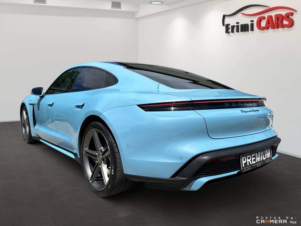 Porsche Taycan TURBO 500kW, 93.4kWh <span style="color:#004a89"> MATRIX LED, RADAR, PANORAMA, BOSE, 360°KAMERA, PSCB BRZDY R21…  </span>