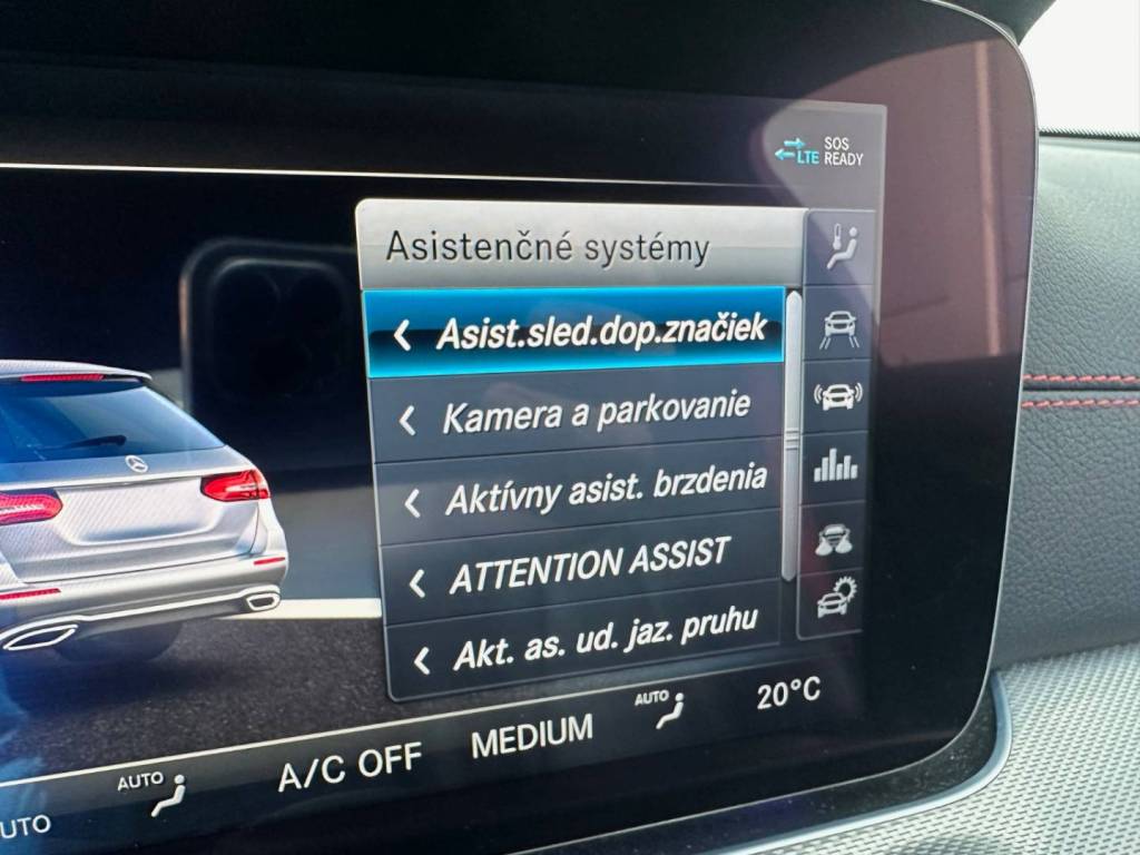 Mercedes-Benz E trieda Kombi Mercedes AMG E43 4MATIC MULTIBEAM HEAD-UP 360°KAMERA RADAR STREŠNÉ OKNO