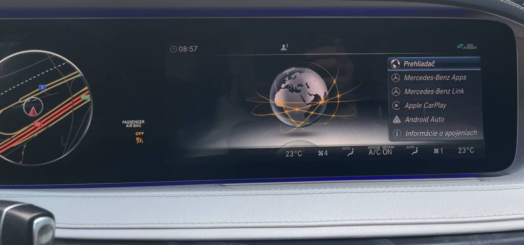 Mercedes-Benz S trieda Sedan 400d 4MATIC AMG-LINE PANORAMA HEAD-UP WEBASTO 360°KAMERA BURMESTER