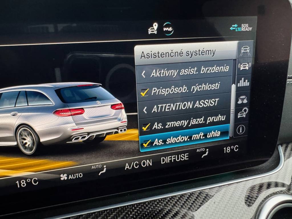 Mercedes-Benz E trieda Kombi AMG E63S 4MATIC+ 612 KONÍ KARBON/KERAMIKA BRZDY DESIGNO KARBON PACKET
