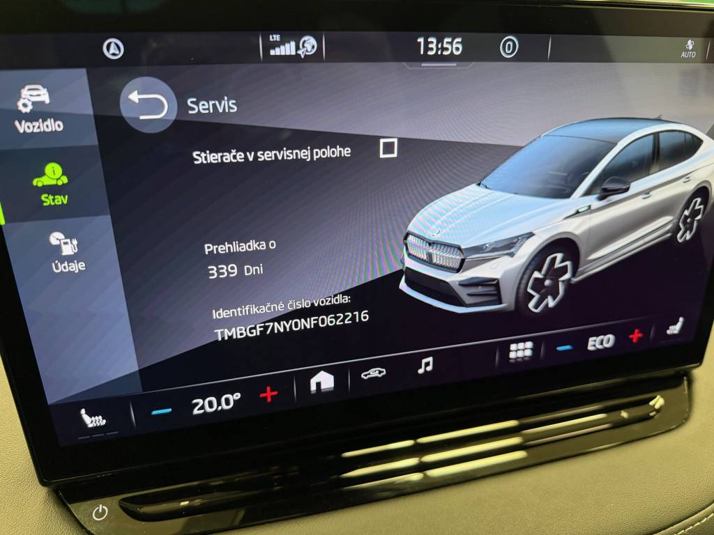 Škoda Enyaq RS Coupe 4X4 HEAD-UP CRYSTAL MATRIX KAMERA MASÁŽ PANORAMA R21