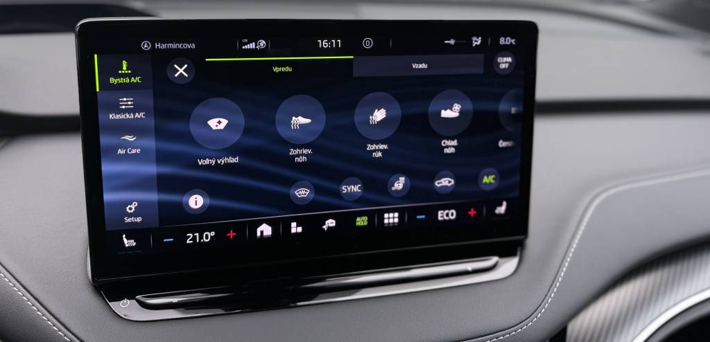 Škoda Enyaq Coupé RS 4X4 HEAD-UP CRYSTAL MATRIX 360°KAMERA MASÁŽ PANORAMA CANTON RADAR R21