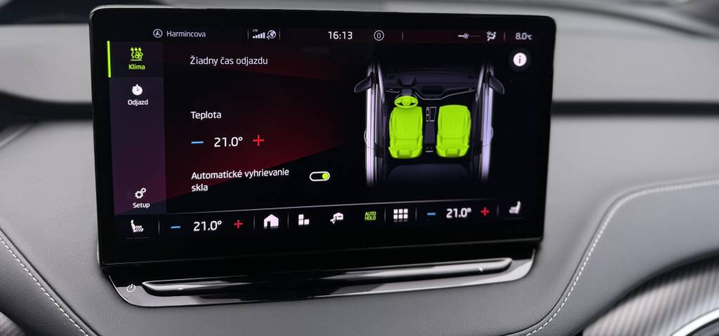 Škoda Enyaq Coupé RS 4X4 HEAD-UP CRYSTAL MATRIX 360°KAMERA MASÁŽ PANORAMA CANTON RADAR R21