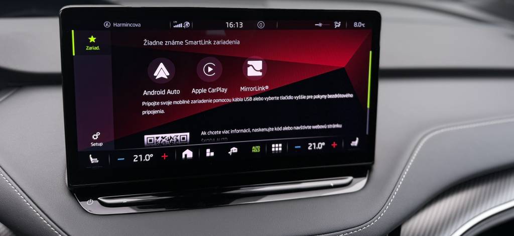Škoda Enyaq Coupé RS 4X4 HEAD-UP CRYSTAL MATRIX 360°KAMERA MASÁŽ PANORAMA CANTON RADAR R21