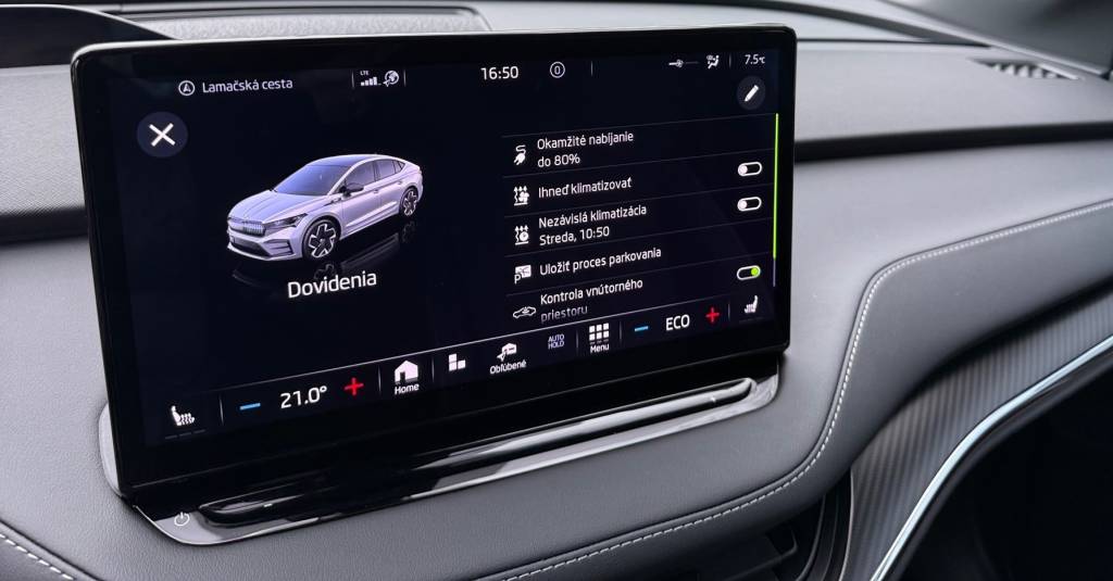Škoda Enyaq Coupé RS 4X4 HEAD-UP CRYSTAL MATRIX 360°KAMERA MASÁŽ PANORAMA CANTON RADAR R21