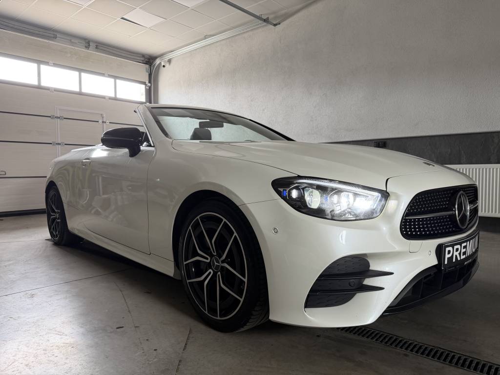 Mercedes-Benz E trieda Kabriolet 220d 3xAMG-LINE DESIGNO MULTIBEAM MATRIX AIRSCARF AIRCAP KAMERA