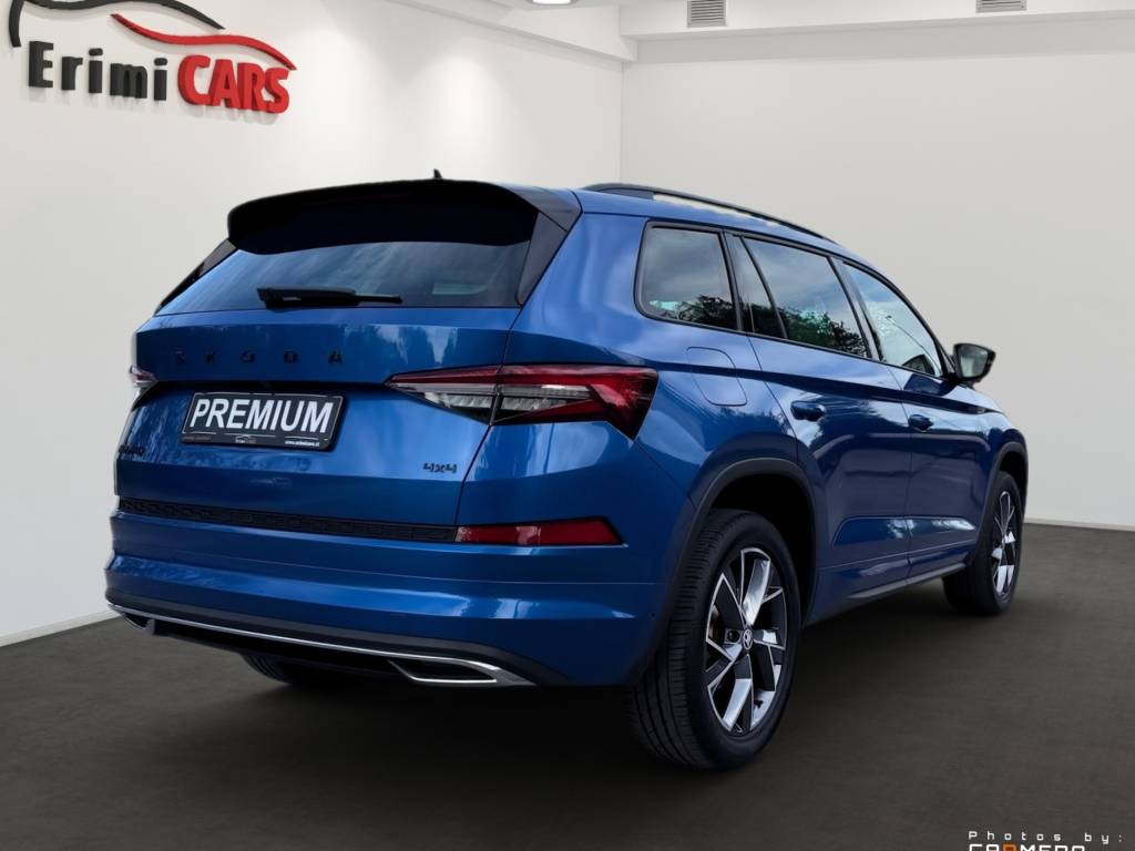 Škoda Kodiaq 2.0 TSI 4X4 SPORTLINE CRYSTAL MATRIX KAMERA RADAR VIRTUAL ALCANTARA DSG