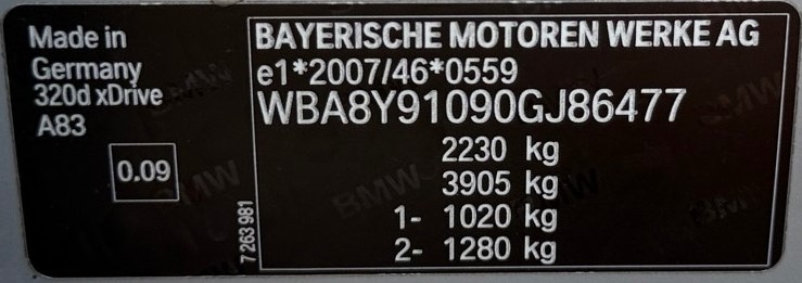 BMW Rad 3 GT 320d xDrive Sport Line A/T